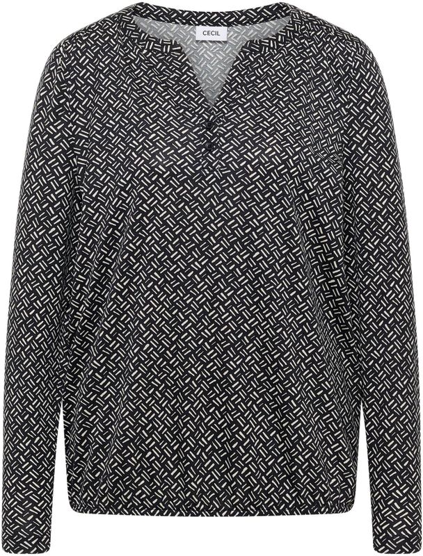 CECIL Shirt  greige / wit