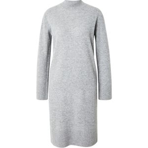 YAS Gebreide jurk 'YASEMILIE'  lichtgrijs