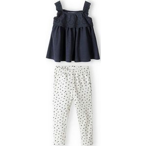 MINOTI Set  donkerblauw / zwart / wit