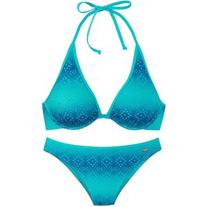 Look - Beugelbikini - Blauw/Turquoise - Met Beugel - Verwijderbare Softcups