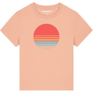 Watapparel Shirt 'Abstract 03'  gemengde kleuren / abrikoos