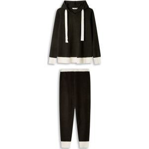 Gisela Pyjama 'Set'  zwart / wit
