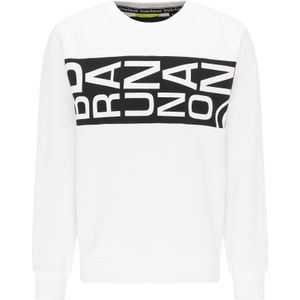 Bruno Banani Sweatshirt 'Richardson'  zwart / wit