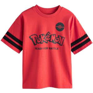 Next Shirt 'Pokémon'  rood / zwart