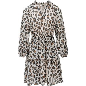 Salsa Jeans Jurk  bruin / zwart / wit