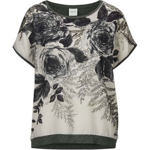 MADELEINE Shirt  ecru / grijs / donkergrijs / zwart