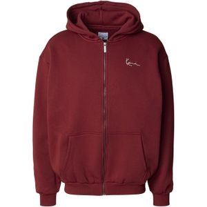 Karl Kani Sweatvest 'Essential'  kersrood / wit