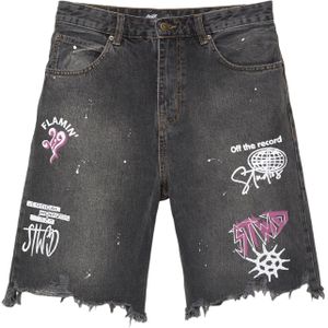 Pull&Bear Jeans  lila / black denim / wit