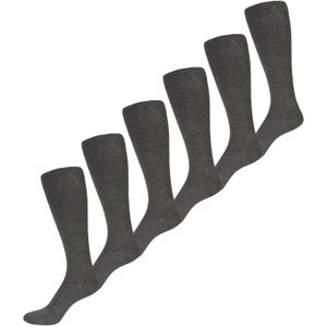 Nur Die Kniekousen ' Bambus Kniesocken '  antraciet