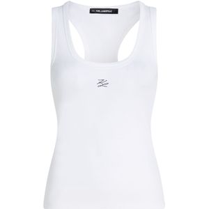 Karl Lagerfeld Top  zwart / wit