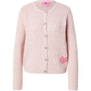 LIEBLINGSSTÜCK Gebreid vest 'Medea'  lichtbeige / lavendel / rosa / lichtroze