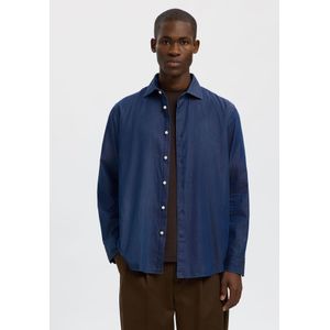 SELECTED Overhemd  donkerblauw