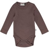 Hummel Mini - Geribbelde Baby Body - Wol - Lange Mouwen