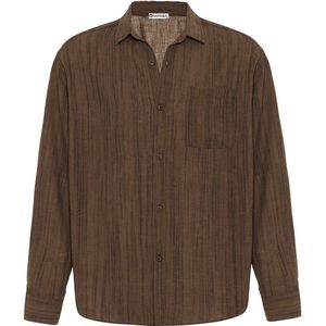 Dandalo Overhemd  bruin / donkerbruin