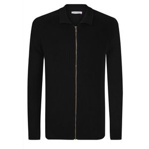 Felix Hardy Gebreid vest  zwart