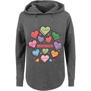 F4NT4STIC Sweatshirt  donkergrijs / spar / donkeroranje / rosa