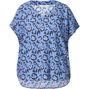 Studio Untold Blouse  navy / hemelsblauw / sering