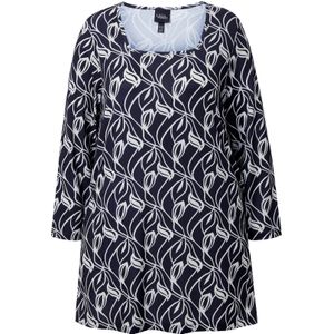 Ulla Popken Shirt  zwart / wit