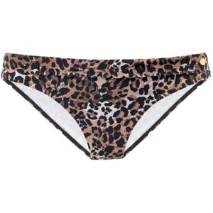 Lascana - Bikinibroekje Lexa - Zwart - Omslagband - Schulprandjes