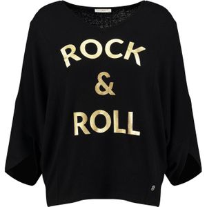 Key Largo Trui 'Rock´N Roll'  goud / zwart