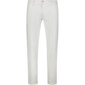 Re-Hash - Chino met Omgeslagen Zoom - Wit - Heren