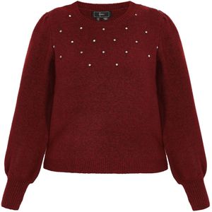 faina Trui  donkerrood