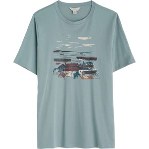 Seasalt Cornwall Spencer ' Midwatch' '  hemelsblauw / chocoladebruin / wit