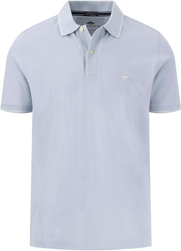 Fynch-Hatton - Polo - Modern Fit - Katoen - Blauw