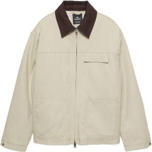 Pull&Bear Tussenjas  sand / donkerbruin