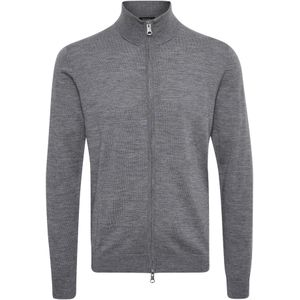 Matinique Gebreid vest 'mason'  grijs gemêleerd