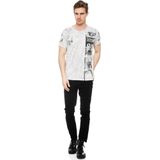 Rusty Neal - Gewassen Biker T-shirt - Heren - Normale Pasvorm - 100% Katoen