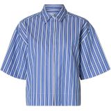 Selected Femme - FIA - Overhemdblouse - Gestreept - Boxy Fit - Katoen