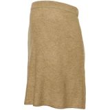 Korte Rok - Gebreide Rok - High Waist - Knielengte - A-lijn