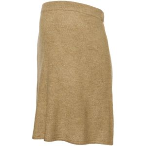 Korte Rok - Gebreide Rok - High Waist - Knielengte - A-lijn