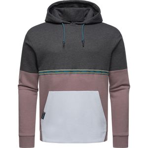 Ragwear Sweatshirt  lichtgrijs / mauve / zwart