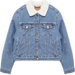 BIG STAR Tussenjas ' ASPEN '  blauw / wit