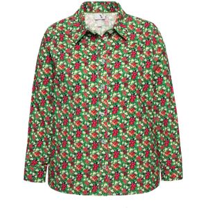 Ulla Popken Blouse  lichtgroen / rood / wit