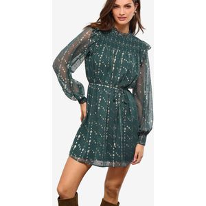 Lipsy Jurk  zilvergrijs / petrol