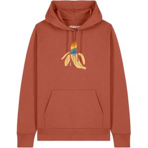Watapparel Sweatshirt 'Rainbow Banana'  lichtbruin / gemengde kleuren