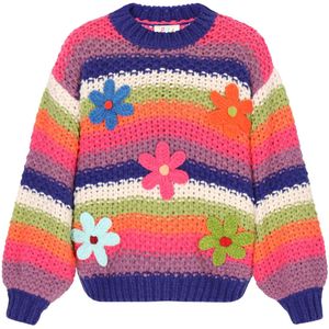 IZIA Oversized trui 'Fashion Look'  gemengde kleuren