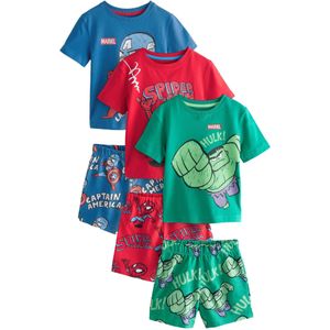 Next Nachtkledij  royal blue/koningsblauw / limoen / rood / wit