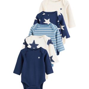 Next Rompertje/body  blauw / wit