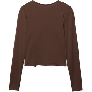 Pull&Bear Shirt  chocoladebruin