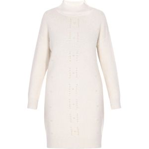 faina Gebreide jurk  wolwit