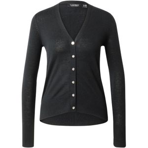 Lauren Ralph Lauren Gebreid vest 'DENZEL'  zwart