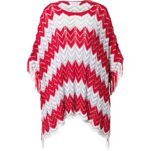 MIAMODA Trui  rood / wit
