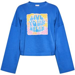 IZIA Sweatshirt  kobaltblauw / lichtblauw / geel / pink