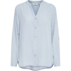 b.young Blouse  blauw / wit