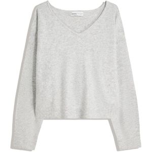 Bershka Trui  lichtgrijs