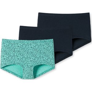 SCHIESSER Onderbroek  navy / mintgroen